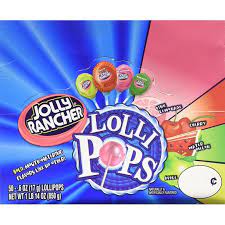 Jolly Rancher Lollipops, Original Flavors (50-Count box) 1 Pound 14 Ounce