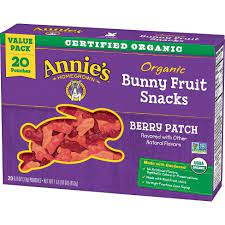 Annie's Organic, Gluten Free, Bunny Fruit Snacks Berry Patch, 16 oz