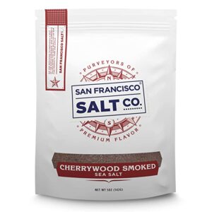 Cherrywood Smoked Sea Salt - 5 oz. Fine Grain by San Francisco Salt Company