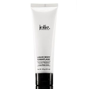 Jolie Liquid Body Kamaflage Concealing Makeup - Transfer/Water Resistant - Sweat Proof 3.3 oz. (Light Kami)