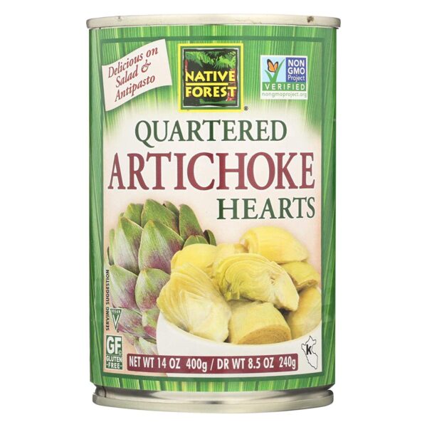 Native Forest Artichoke Hearts, Quartered, 14 Ounces