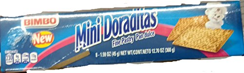 BIMBO Mini Doraditas fine pastry pan dulce 1.59oz x 8 total 12.7oz, pack of 1
