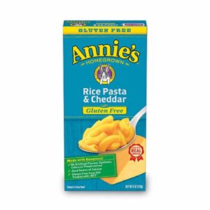 Annie's Gluten Free Rice Pasta & Cheddar Macaroni & Cheese, 12 Boxes, 6oz (Pack of 12)
