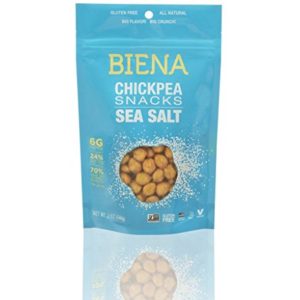 Biena Non-GMO Chickpea Snacks, Sea Salt, 5 Ounce (Pack of 4)