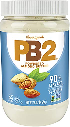 PB2 Powdered Almond Butter, 16oz Low-Fat Vegan Almond Powder, Low Carb Nut Butter, Non-GMO, Gluten Free, Kosher