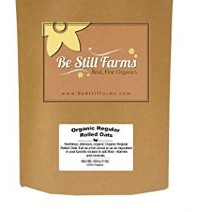 Organic Regular Rolled Oats (a.k.a. Old Fashioned Oats, Oatmeal Oats, Whole Rolled Oats), 5 Pounds - USDA Certified Organic | Non-GMO | Vegan