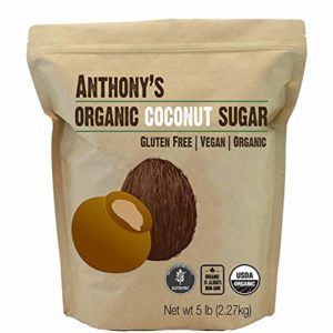 Anthony's Organic Coconut Sugar, 5lb, Gluten Free, Non GMO, Vegan, Natural Sweetener