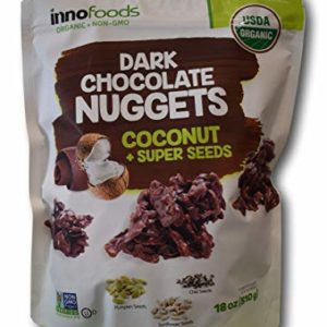 Innofoods Organic Dark Chocolate Nuggets with Coconut & Super Seeds