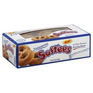 Entenmann's Soft'ees Plain Family Pack Donuts 17 Oz 2 Packs