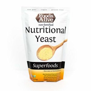 Foods Alive Nutritional Yeast Flakes, Non-Fortified, Non-GMO, Vegan, 6 oz