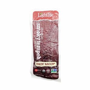 Lightlife Fakin Bacon Organic Smokey Tempeh Strips, 6 oz (1 Pack)