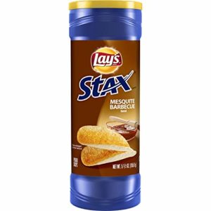 Lay's Stax Mesquite Barbecue Flavored Potato Crisps, 5.5 Ounce