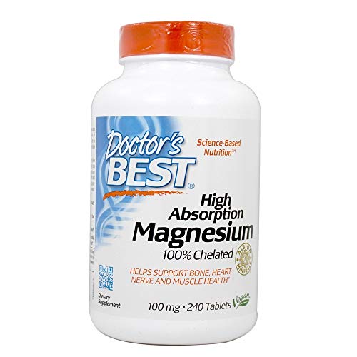 Doctor's Best High Absorption Chelated Magnesium - 240 Tablets