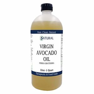 Zatural Virgin 100% Pure Natural Avocado Oil without Additives, Clean, Cold Pressed, Non-GMO, Vegan: For Cooking, Frying, Baking and for Sauces, Dressings, Marinades, Salads (32 Ounce)