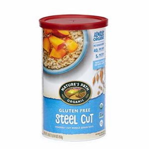 Nature's Path Gluten Free Steel Cut Oatmeal, Healthy, Organic & Sugar Free, Gluten-Free, 1 Canister, 30 Ounces (Pack of 6)