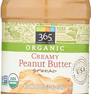 365 Everyday Value, Organic Creamy Peanut Butter Spread, 16 oz