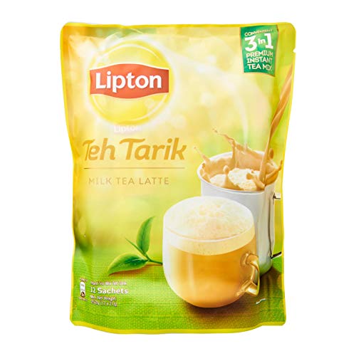 3 Pack Lipton Teh Tarik Milk Tea Latte 3 in 1 Premium Instant Tea Mix - Free Express Delivery