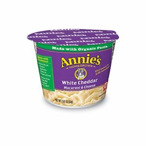 Annie's White Cheddar Microwavable Macaroni & Cheese, 2.01 Oz, Pack of 12