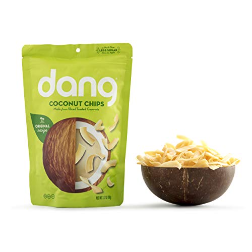 Dang Toasted Coconut Chips, Gluten-Free, Vegan, Non-GMO, Original, 3.17 Ounce (1 Count)