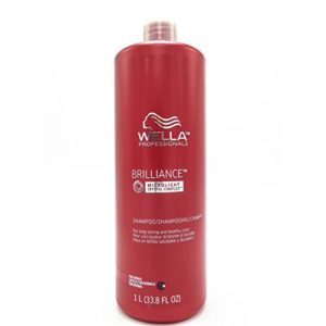 Wella Brilliance Shampoo for Fine To Normal Colored Hair for Unisex, 33.8 Ounce