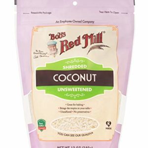 Bob's Red Mill Shredded Coconut, Unsweetened, 12 oz (Stand up Pouch)