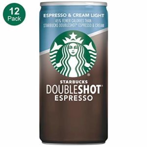 Starbucks Doubleshot, Espresso + Cream Light, 6.5 Ounce, 12 Pack