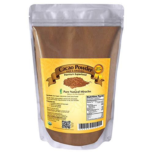 PNM Cacao Powder Organic Raw Unsweetened Cocoa 1lb