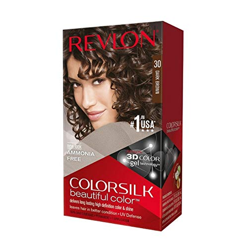 Revlon ColorSilk Hair Color, 30 Dark Brown 1 ea