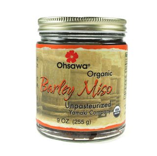 Ohsawa Yamaki Organic unpasteurized 2-Years Barley Miso - Macrobiotic, Vegan and Kosher - 9 oz