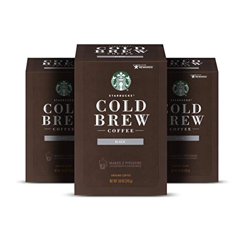 Starbucks Cold Brew Coffee, Medium Roast Coffee, 8.6 Oz., 3 boxes makes 6 pitchers