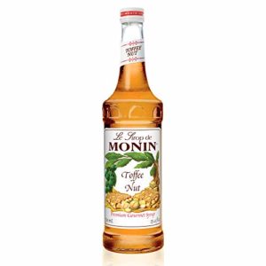 Monin - Toffee Nut Syrup, Bold and Buttery, Great for Coffee and Desserts, Gluten-Free, Vegan, Non-GMO (750 Milliliters)