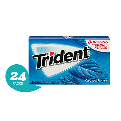 Trident Sugar Free Gum Original, 14 piece pack (24 Packs)