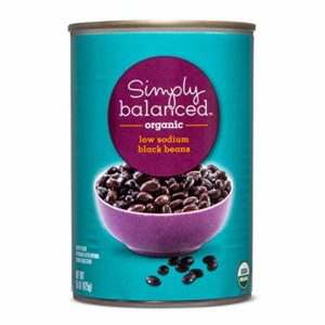 Simply Balanced Organic Low Sodium Black Beans, 15 OZ (One Pack)