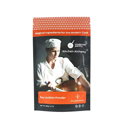Pure Soy Lecithin Powder (Molecular Gastronomy) Vegan | OU Kosher Certified - 400g/14oz