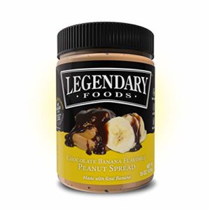 Legendary Foods Peanut Butter | Keto Diet Friendly, Low Carb, No Sugar Added, Vegan | Chocolate Banana (16oz Jar)