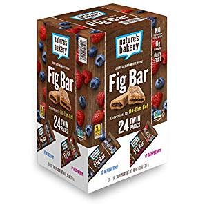 Nature's Bakery Whole Wheat Fig Bar, Convenient Bar On-To-Go,Vegan + Non-GMO, Variety Pack (Assorted Types, 24 Count)