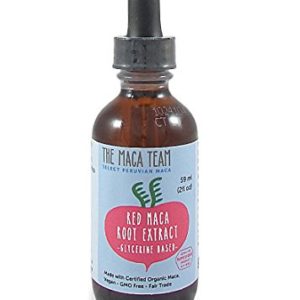 Red Maca Liquid Extract - Fair Trade, GMO Free, Alcohol Free, Vegan - Made from Organic Red Maca Roots Grown Traditionally in Peru - 2 Fl Oz - 59 Ml - Suitable for Everyone