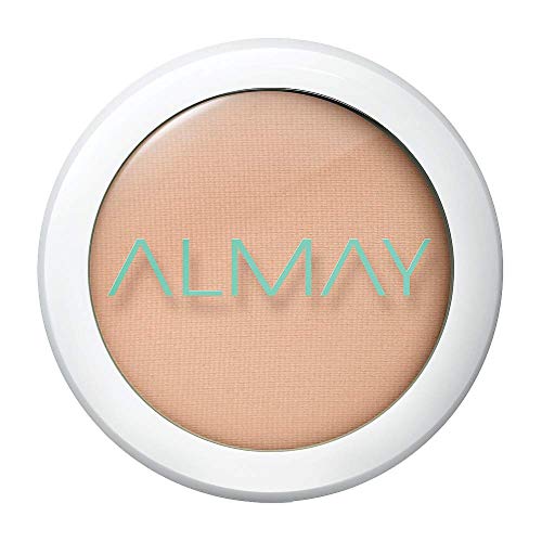 Almay Clear Complexion Pressed Powder, Hypoallergenic, Cruelty Free, Oil Free, Fragrance Free, Dermatologist Tested, with Salysilic Acid, Light Medium