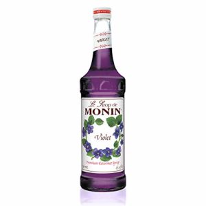Monin - Violet Syrup, Mild and Floral, Great for Cocktails and Sodas, Gluten-Free, Vegan, Non-GMO (750 ml)