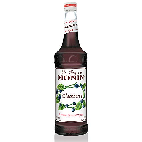 Monin - Blackberry Syrup, Soft and Succulent, Great for Cocktails, Lemonades, and Sodas, Gluten-Free, Vegan, Non-GMO (750 ml)