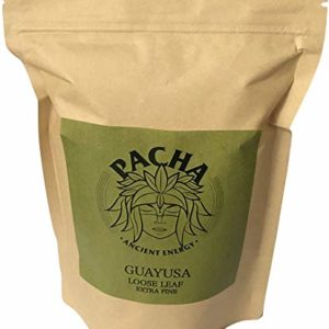 PACHA Ancient Energy Guayusa Extra Fine (16oz) | High Caffeine | Coffee Alternative | quick to brew and yield a strong | full-bodied flavor |