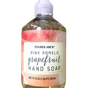 [Value Pack of 2] Trader Joe's Pink Pomelo Grapefruit Hand Soap 17Fl.Oz