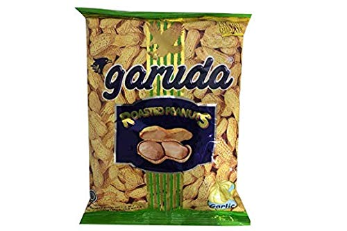 Roasted Peanuts in Shell (Garlic Flavor) - 4.9oz (Pack of 2)