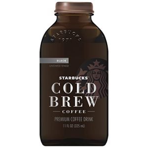 Starbucks Cold Brew Black Coffee, Unsweetened, 11 oz