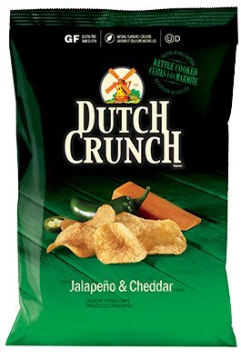 Old Dutch Crunch Jalapeno & Cheddar Kettle Cooked Chips 200g {Imported from Canada}