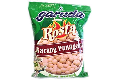 Rosta Kacang Panggang Rasa Bawang (Roasted Peanut Garlic Flavor ) - 3.53oz (Pack of 2)