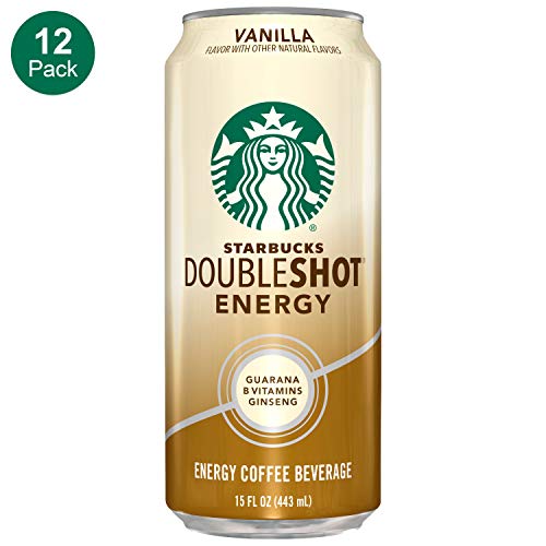 Starbucks, Doubleshot Energy Coffee, Vanilla, 15 fl oz. (12 Pack)