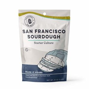 Cultures for Health San Francisco Sourdough Starter, Organic non-GMO, Natural Yeast, Makes Sourdough Bread, Pizza, Pancakes, Includes 1 Packet Of Starter