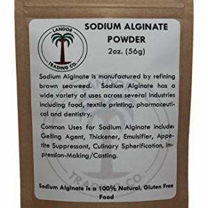 Sodium Alginate - Food Grade - 2 Ounces - Gastronomy
