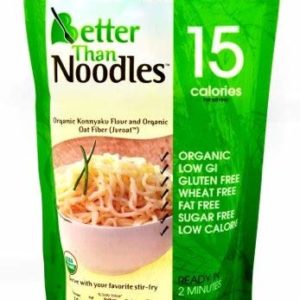 Better Than Noodles. Certified Organic. Vegan, Gluten-Free, Non-GMO, Konjac Noodles 14 Ounces (6 Pack) ...